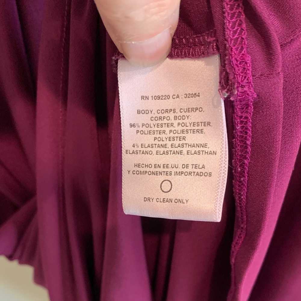 Velvet by Graham & Spencer Sleeveless Tie-Waist Midi Dress in Deep Plum - Picture 11 of 11